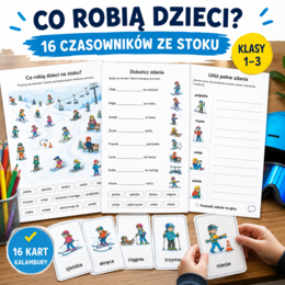 Co robią dzieci? – 16 czasowników ze stoku