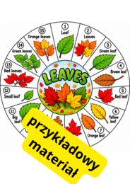 AUTUMN ACTIVITY PACK – Jesienny pakiet edukacyjny Bee Best - spinning Wheels,  wylicznka, naklejki - pacynki, zakładki, printouts