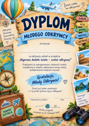 Tydzień projektowy dla klas 4-5 "Wyprawa dookoła świata- zostań odkrywcą"