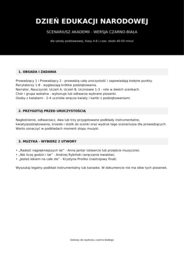 DZIEŃ EDUKACJI NARODOWEJ – gotowy scenariusz akademii | role, teksty, muzyka i podziękowania