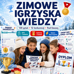 Zimowe Igrzyska Wiedzy — 120 pytań, 12 konkurencji i finał klasowy