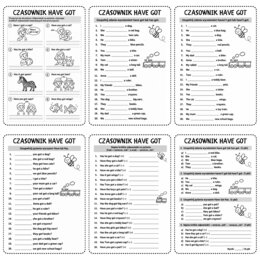 HAVE GOT / HAS GOT – kompleksowy pakiet edukacyjny dla klas 1–4 szkoły podstawowej
