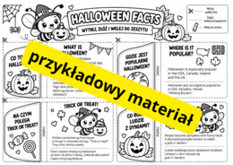 BEE BEST – HALLOWEEN ACTIVITY PACK - lapbook, printouts, handouts, rymowanka, wyliczanka, zakładka, pacynki paluszkowe,