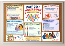 GAZETKA SZKOLNEGO KOŁA WOLONTARIATU – „MAŁY GEST. WIELKA POMOC.”