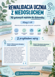 Rewalidacja ucznia z niedosłuchem- tematy wpisów do dziennika