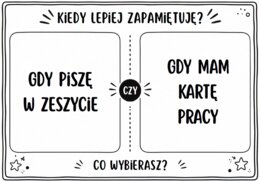 Kto pyta, nie błądzi - karty wyboru