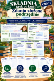 Składnia krok po kroku- zdania złożone podrzędnie