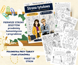 OKŁADKA  PIERWSZA STRONA zeszytu