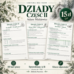 🌙 „Dziady, część II” — LEKTURA BEZ NUDY 📖