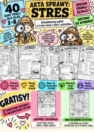 🔎 AKTA SPRAWY: STRES – ŚLEDZTWO, KTÓRE UCZY RADZIĆ SOBIE Z EMOCJAMI! 🖤1-8
