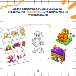 Halloween Rhymes - bez straszenia! 🎃 Rymowanki, puzzle i zabawy po angielsku - EDYCJA PRZEDSZKOLE