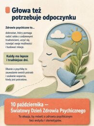 Światowy Dzień Zdrowia Psychicznego – gazetka szkolna, plansze edukacyjne i ćwiczenia