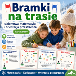 Bramki na trasie — slalomowa matematyka i orientacja przestrzenna