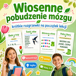 Wiosenne pobudzenie mózgu – 20 krótkich rozgrzewek