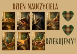 Gazetka na Dzień Nauczyciela  "Dziękujemy!"