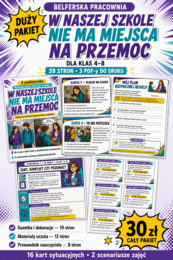 Materiały edukacyjne- 2 października Dzień bez przemocy. Duży pakiet