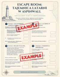 Escape room, "Latarnik", pdf