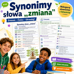 Synonimy słowa zmiana