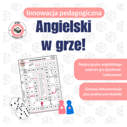 Angielski w grze - innowacja z języka angielskiego
