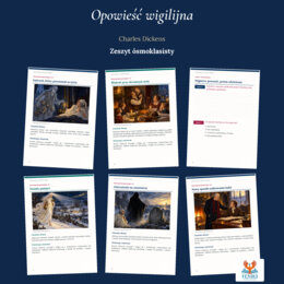 Opowieść wigilijna — Charles Dickens | Zeszyt ósmoklasisty: szczegółowe omówienie, 180 zadań i klucz odpowiedzi