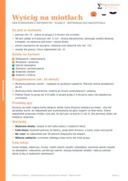 Halloween – Wyścig na miotłach – matematyka, klasa 6