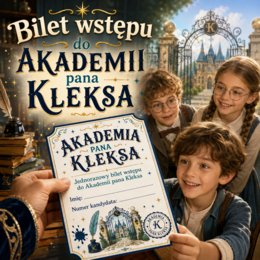 Bilet wstępu do Akademii pana Kleksa