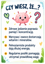 Gazetka ,,Nowe zasady żywienia w szkole''