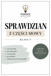 części mowy - sprawdzian dla kl. 5