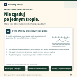 Krajobrazy Polski - 8 kart tropów i 4 porównania | Geografia, klasa 5