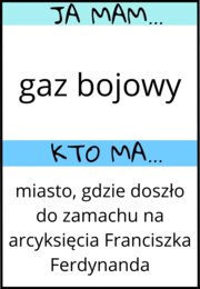 Gra Ja mam, kto ma - I wojna światowa
