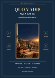 „Quo vadis” — Akta Rzymu | 4 śledztwa literackie | klasy 7–8