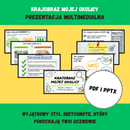 Krajobraz Mojej Okolicy – Prezentacja na Lekcję Przyrody (PDF + PPTX) | Nowa Podstawa Programowa