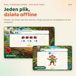 Gra interaktywna Join Bugs Team 1, Starter Unit - Unit 6 (rodzic-uczeń)