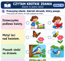 Czytanie ze zrozumieniem  kl.  1-3