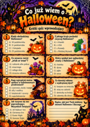 KARTY PRACY HALLOWEEN KL. 4–8