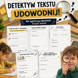 Detektyw tekstu — udowodnij!