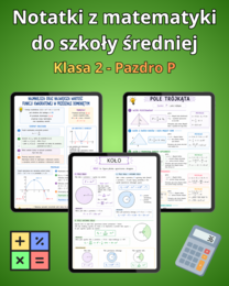 Notatki z matematyki do 2 klasy - Pazdro 2P