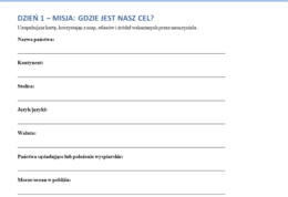 Tydzień projektowy dla klas 4-5 "Wyprawa dookoła świata- zostań odkrywcą"