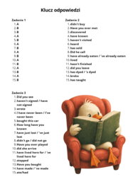 Past Simple vs. Present Perfect- karta pracy
