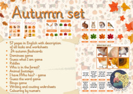 Hello Autumn! Jesienny pakiet do nauki angielskiego dla przedszkola i klas 1–3