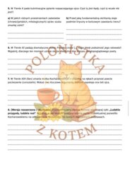 Renesans – Kompletny Zeszyt Ćwiczeń i Karty Powtórzeniowe z Języka Polskiego