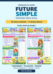 Future Simple - 10-stronicowy workbook dla uczniów szkoły podstawowej