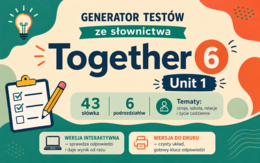 Generator testów Together 6, Unit 1
