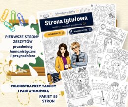 OKŁADKA  PIERWSZA STRONA zeszytu
