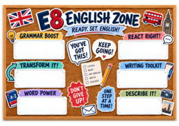 EGZAMIN 8 – ENGLISH ZONE | Całoroczna gazetka + 246 wymiennych kart | język angielski kl. 8