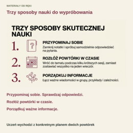 Pamięć w praktyce - 2 eksperymenty i 3 sposoby skutecznej nauki | klasy 5-8