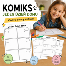 Komiks: Jeden dzień domu