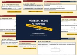 Równania - matematyczne śledztwo