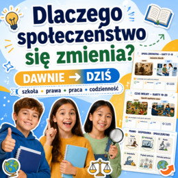 Dlaczego społeczeństwo się zmienia? — historia praw, szkoły, pracy i codzienności