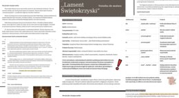 ,Lament świętokrzyski” notatka do matury